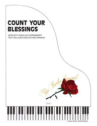 COUNT YOUR BLESSINGS ~ SATB w/piano acc 